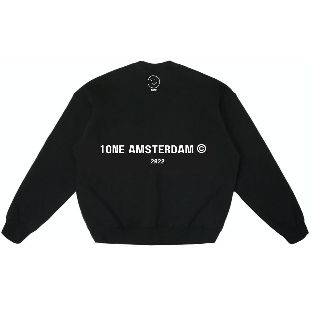 1ONE GOLD STRIPE CREWNECK (S5)